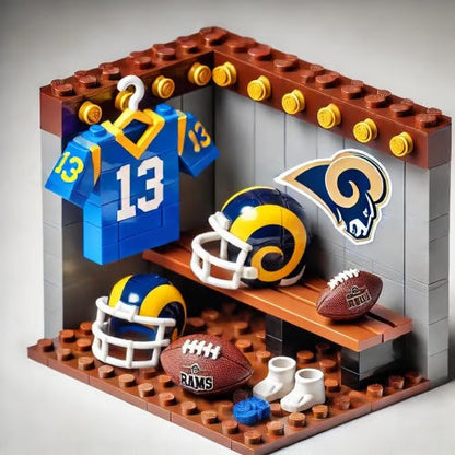🏈 NFL LEGO® Locker Room – Build Your Ultimate Football Headquarters!