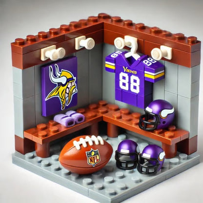 🏈 NFL LEGO® Locker Room – Build Your Ultimate Football Headquarters!