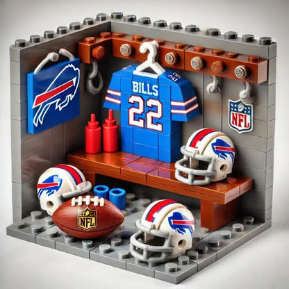 🏈 NFL LEGO® Locker Room – Build Your Ultimate Football Headquarters!