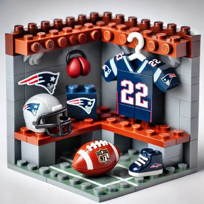🏈 NFL LEGO® Locker Room – Build Your Ultimate Football Headquarters!
