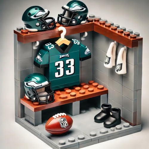 🏈 NFL LEGO® Locker Room – Build Your Ultimate Football Headquarters!