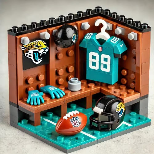 🏈 NFL LEGO® Locker Room – Build Your Ultimate Football Headquarters!